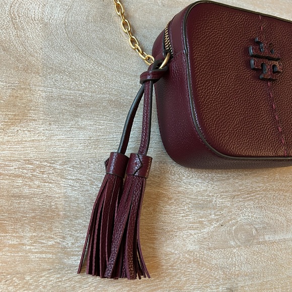 Tory Burch McGraw Camera Bag in Claret - Picture 11 of 13
